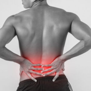 man suffer disc injury